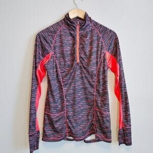 Fila Top Quarter Zip Thumb Holes Sz M